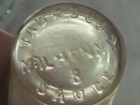 Rare Affixed Top Mcilhenny Co  Tabasco Sauce Clear Cork Top Bottle