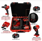 Hard Case For Milwaukee M18 Impact Drill Driver Tool Combo Kit  