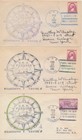 Naval Covers Lot Of 6 Uss  Perkins 1937 In Hawaii Territory Color Varieties