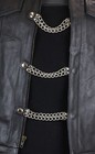 Vest Extenders Double Chain Motorcycle Biker Jacket  6 Inch-4 Pcs Set
