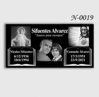 12x24x0 75 Inch Human Headstone  Tombstone  Grave Marker  Diamond Engraved