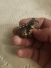 Cute Mini Green Spotted Hard Plastic Frog 1971 Hong Kong
