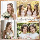 Bremorou 5 Pack Pearl Headbands For Women - Non-slip - White Faux
