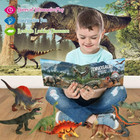 Dinosaur Toy Set Realistic Figures Toys Lot 12 Pcs For Boys Toddler Kids Playset