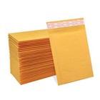 50 100 200 500 Kraft Bubble Mailers Padded Envelope Shipping Bags Seal Any Size