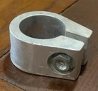 Vintage Nos Old School Bmx Bike Acs Silver Finished Seat Post Clamp 1 
