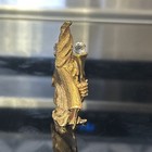 Vintage 1985 Spoontiques Pewter Wizard With Staff And Crystal Ball  Cmr591 