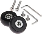 2set 41x18mm Luggage Suitcase Replacement Wheels With Axles Wrench Repair Bea   