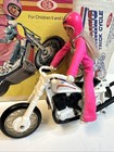 Vintage Derry Daring Trick Cycle Super Stunt Girl Evel Knievel Ideal Toy 1974