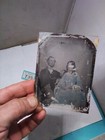 Antique Glass Photo Very Early  