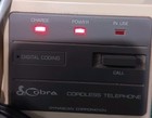 Vintage Cobra Cordless Telephone Cp-4455  power Tested Only 