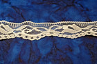 T6 - Lot Of Vintage Lace  Trim  White  18 Yards  1 1 2 Inches Wide