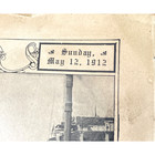 Antique New York Times Newspaper Picture Section Part 1 May 1912 Original