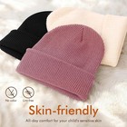 Kids Winter Beanie Hat - Toddler Youth Boys Girls Knit Warm One Size  Pink 