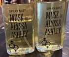 2x Musk By Alyssa Ashley Spray Mist By Dana 1 67oz  2 Lot  Original Rare Vintage