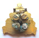 Walt Disney World Pin  Seasons Greetings Mickey   Minnie Light-up  Le 5000