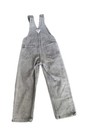 Vintage Oshkosh B   gosh Overalls Vestbak Sz 5 Kids Made In Usa Patches Gray Rare