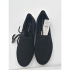 Time And Tru Womens Knit Loafer Black Memory Foam Slip On Flat Shoes Size 6 New