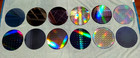 12 Pc Lot Semiconductor Silicon 200mm 8  Wafers With Lithography Design    zqw