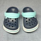 Nwot Crocs Crocband Ii Navy ice Blue Size 4-5