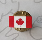 Canada Canadian Flag Small Tiny Badge Pin Vintage Travel Souvenir Maple Leaf
