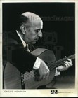 1970 Press Photo Flamenco Guitarist Carlos Montoya - Hcp71255
