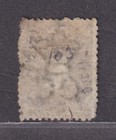 Ceylon Sg 54b Scott 52 Used 1866 5d Yellow-olive Victoria Crown Cc Scv  350