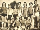 Kyiv Athletic Parade Muscular Handsome Men Women Outdoors Rare Vintage Photo