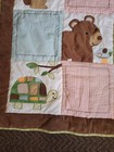 Woolrich Home Baby Crib Comforter Owl Squirrel Turtle Bear Patches Blanket 45x34