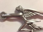 Vintage Antique Hood Oranment  Flying Goddess Angel Lady Woman Rat Rod Hot Rod