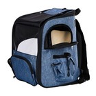 Pet Carrier Backpack Expandable Cat Dog Carrier With Back Extension Breathable
