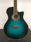 Good Yamaha Apx600 Thinline Acoustic-electric Guitar  Spruce Top  Blue Burst