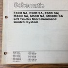 Cat Caterpillar F m40d 50d Mc60d Micro Command Control Schematic Fork Lift Truck