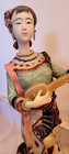 Vintage Boxed Chinese Wucai Porcelain Shiwan Lady Figurine Statue All Fingers