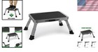 Foldable Step Stool - Adjustable Height With Non-slip Platform  330 Lbs Capacity