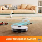 Ilife V30 Robot Vacuum Cleaner  Laser Navigation  Power 10000pa  Smart App