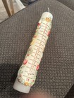 Vtg Tall  10  X 2   Birthday Candle Years 1 To 18 Never Lite Great Unique Piece