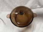 Vintage Visions Corning Ware Pyrex Amber 4 5l Dutch Oven Stock Pot With Lid