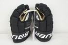 Bauer Pro Series Ice Hockey Gloves Black white Junior Size 11   1017-6113 