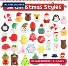 36 Pcs Christmas Mochi Squishy Toys  Xmas Squeeze Toys Stress Reliever Anxiety P