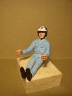 1 18 Figure  Bob Bondurant  Driving  Cobra Daytona  Vroom  Unpainted  Exoto