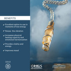    ormus-gold Atlante Pendant   biomagnetic Device Composed Of Gold Nanoparticles    