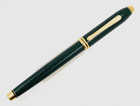 Cross Townsend Fountain Pen 14k Gold Medium Nib Marble Green