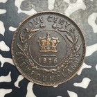 1876-h Newfoundland Large Cent Lot t6397 Nice 