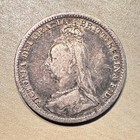 1891 Great Britain United Kingdom Threepence Queen Victoria 3d