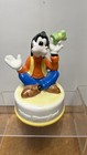 Rare Tokyo Disneyland Goofy Ceramic Music Box Figurine