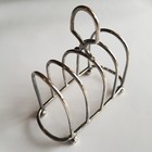 Levesley Brothers Sterling Silver Toast Rack 1916 Sheffield Hallmark British Art