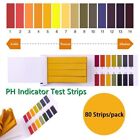 80x Ph Indicator Test Strips 1-14  Paper Litmus Tester Urine Saliva