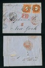 Portugal 1874 Cover To Usa  D  Luis Perf 14  Certificate Fine  read 