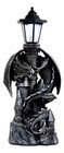 Ebros Gift Rocky Cliff Top Castle Dungeon Guardian Dragon Solar Led Light 21 h